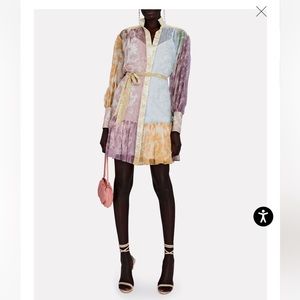 NWT ZIMMERMANN SIZE 1 (USA 6) Dancer Lantern Mini Dress by (Sold out online!)